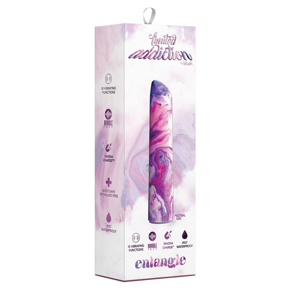 Vibromasseur à boules Blush Limited Addiction Multicouleur